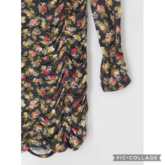 NWT Urban Outfitters Dalton Ruched Mesh Mini Dress Size Medium - Picture 6 of 8